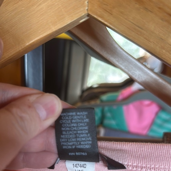 Vintage Moda International Pink V-Neck Button-Up 100% Cotton Women's Top Size XL - Picture 3 of 5